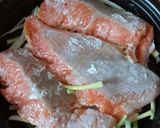 秋鮭食べよう！ネギと一緒にタジン蒸し作り方3写真