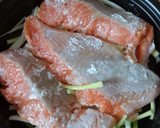 秋鮭食べよう！ネギと一緒にタジン蒸し作り方3写真