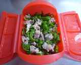 ＊ルクエdeピーマンと豚肉の甘辛煮＊作り方3写真