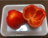 ★パプリカの肉詰め★(✿ฺ´∀`✿ฺ)作り方1写真