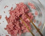 《圧力鍋で》めちゃうま！栗豚おこわ作り方1写真