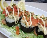 オリーブオイル風味のHOTなサラダ寿司作り方13写真