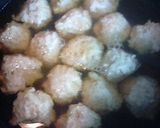 ＊夕飯＊蓮根たっぷり鶏肉だんごのあんかけ作り方3写真