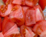 鶏肉とトマトのネギ味噌焼き♪作り方2写真