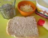 朝♪ちりめんじゃこチーズトースト作り方1写真