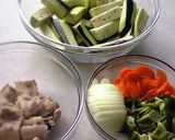 生姜風味の野菜たっぷりナス味噌炒め作り方1写真
