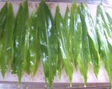 ばぁちゃんの味　茗荷の葉でおやつ作り方1写真