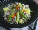 タジン鍋で「鮭とジャガイモの蒸し煮」作り方4写真