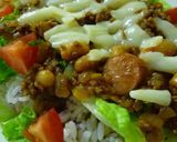 簡単なのに華やか♪タコライス作り方4写真