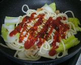 イタリアン風焼きうどん作り方2写真