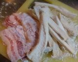 オイスターソースのねぎ豚焼きそば作り方3写真