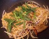 オイスターソースのねぎ豚焼きそば作り方7写真