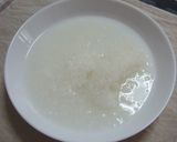 うまみ肉味噌風ソースdeとろ~りチーズ粥作り方1写真