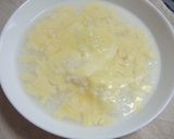 うまみ肉味噌風ソースdeとろ~りチーズ粥作り方3写真