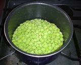 離乳食初期～　枝豆のペースト作り方2写真