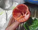 きのこご飯を詰めた丸ごとピーマン焼き作り方4写真