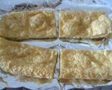 肉味噌と油揚げのクレープ巻き作り方4写真