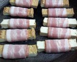 厚揚げのベーコン巻き焼き作り方1写真