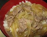 簡単！オリーブオイルで牛丼作り方4写真
