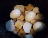 簡単！炊飯器１回de豚バラ角煮＆角煮丼作り方4写真