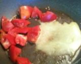 トマトとバジルのチーズスクランブル♪作り方3写真