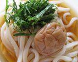 梅しそぶっかけうどん作り方2写真