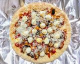 簡単ランチ！ラタトゥイユと生ハムのピザ作り方2写真