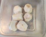レンジで簡単🌟里芋のごま味噌和え作り方1写真