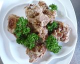 居酒屋風の定番レシピ　鶏から揚げ作り方5写真