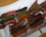 ミニオクラとソーセージのグリル作り方5写真