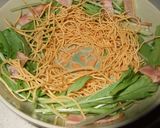 パリ麺の巣篭もり目玉焼きサラダ作り方3写真
