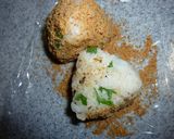 簡単　・　風味豊かな　アーモンドおにぎり作り方2写真
