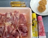 鶏もも肉のハチミツ味噌焼き作り方1写真