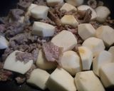 里芋と牛肉の味噌味煮作り方7写真