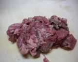 里芋と牛肉の味噌味煮作り方5写真