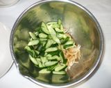 トマトきゅうり和風ドレッシング簡単サラダ作り方4写真