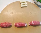 アスパラとチーズの肉巻きフライ🐾作り方3写真