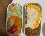 全てレンジ簡単味噌ケチャ味オムライス弁当作り方17写真