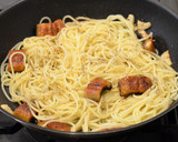 *鰻とアボカドの和風パスタ～山椒風味*作り方6写真