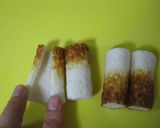 竹輪ボートに＾＾たらマヨクリームチーズ作り方2写真
