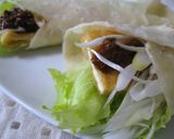 肉味噌と油揚げのクレープ巻き作り方7写真