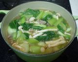 豚肉と青梗菜のミルクスープ作り方3写真