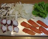 チーズのカナッペ☆魚介&きのこマリネ乗せ作り方1写真