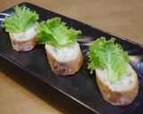 チーズのカナッペ☆魚介&きのこマリネ乗せ作り方7写真