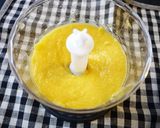 マンゴー缶で簡単！マンゴーチーズケーキ作り方3写真
