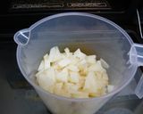 梨のカラメルジャム作り方1写真