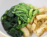 ほうれん草と油揚げのおかか和え作り方4写真