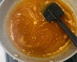 とろ〜っと絡む和風ソースの春菊ハンバーグ作り方6写真