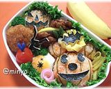 ミッキーのハロウィン弁当：キャラ弁作り方5写真