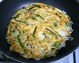 もやしとにらのチヂミ風ぱりぱり焼作り方5写真